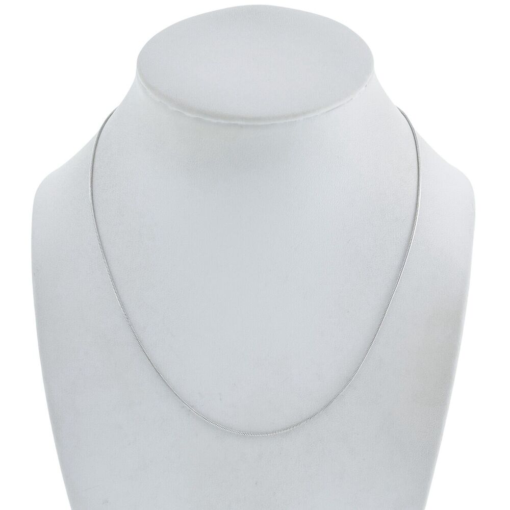 Vintage Sterling Silver 925 Snake Chain Necklace 16.75"